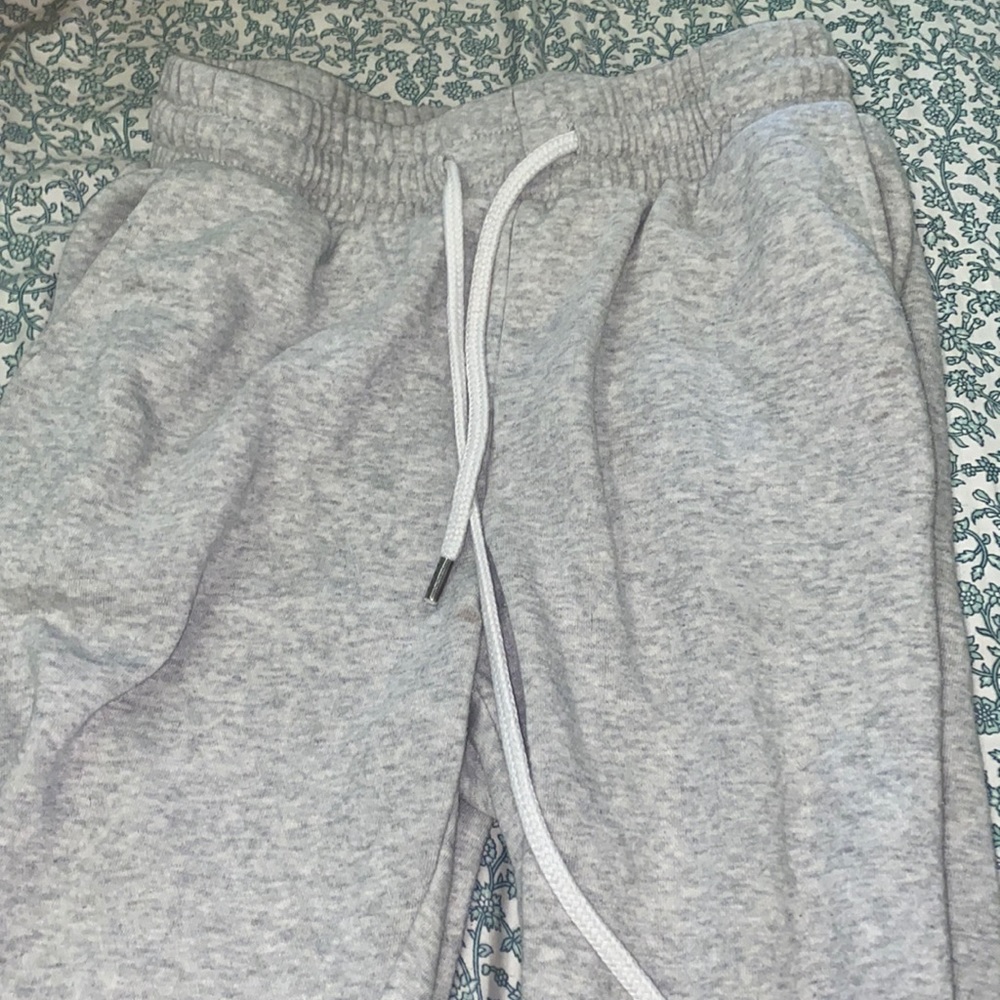 grey joggers